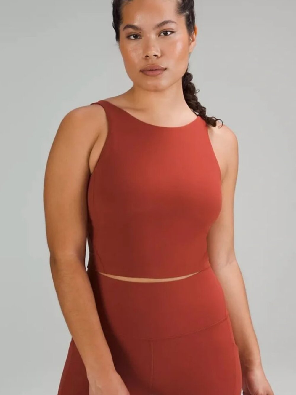 Lululemon Align High-Neck Tank in Dark Terracotta size 4